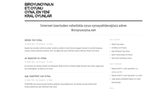 Desktop Screenshot of biroyunoyna.net