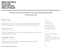 Tablet Screenshot of biroyunoyna.net